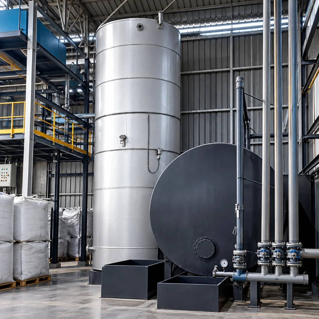 Vertical Tar Tank & Storage System